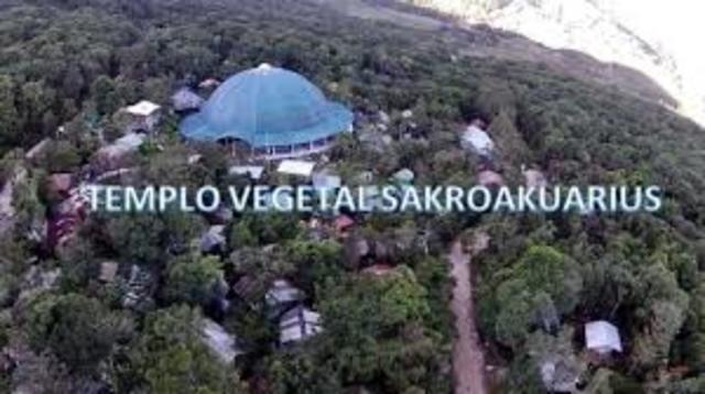 viaje al "templo vegetal sakroakuarius"