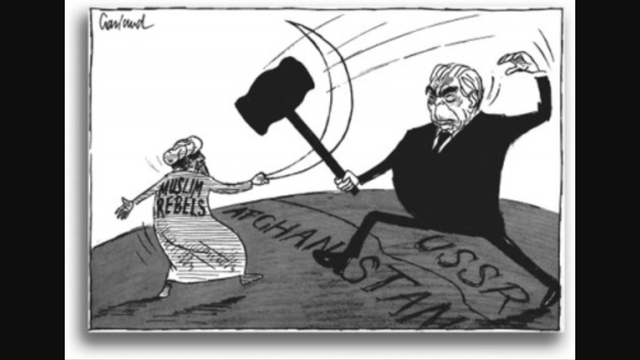 Soviets invade Afghanistan