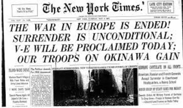 V-E Day (Victory in Europe)