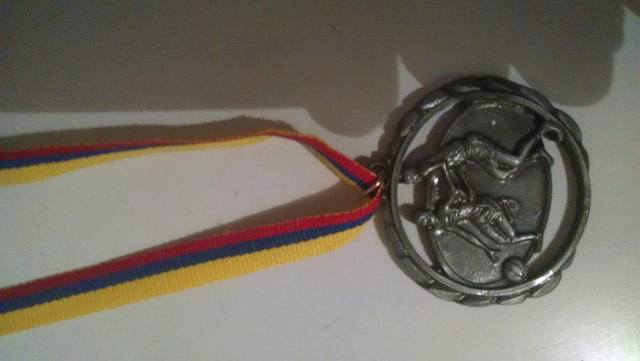 mi primer medalla y campeonato ganado