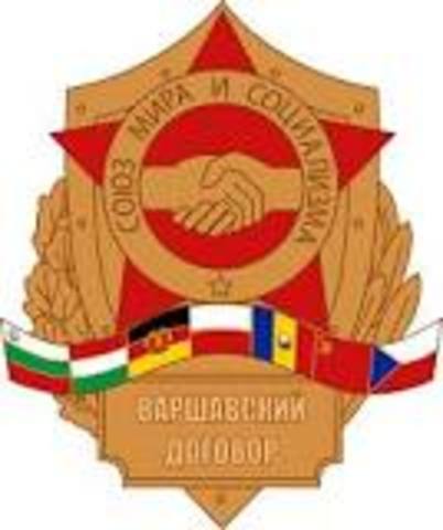 Warsaw Pact is formed