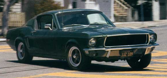 the first mustang in a movie