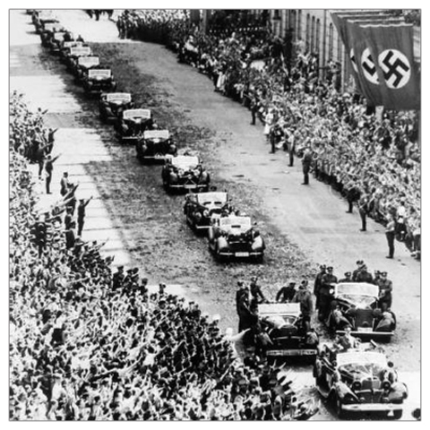 Nazi Germany completes it's Annexation of Austria