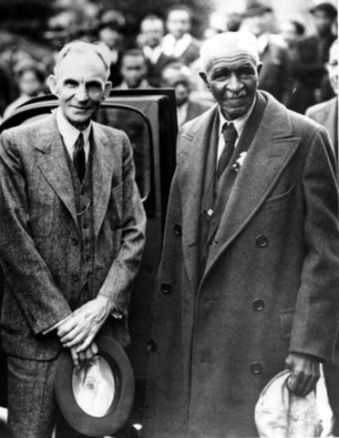 Henry Ford helps George