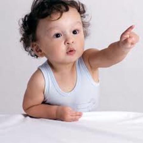 Points to show someone what he wants