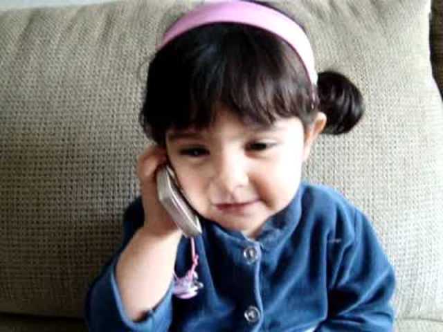 Tries to say words you say