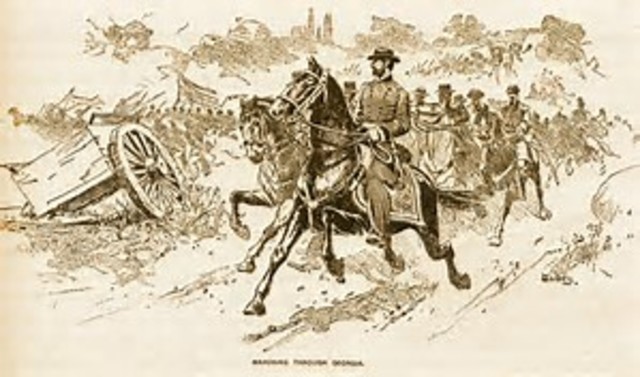 Sherman Begins March to the Sea