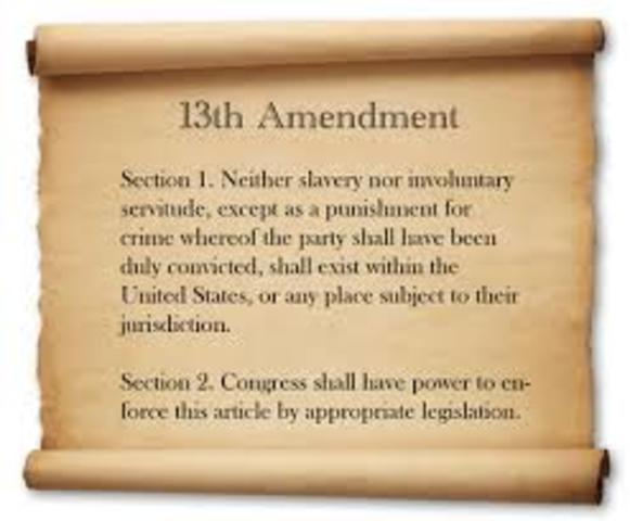 thirteenth amendment