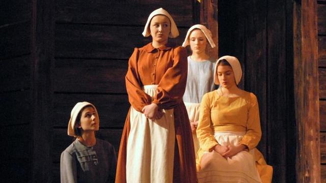 The girls agree on not telling anyone about the communing with the devil