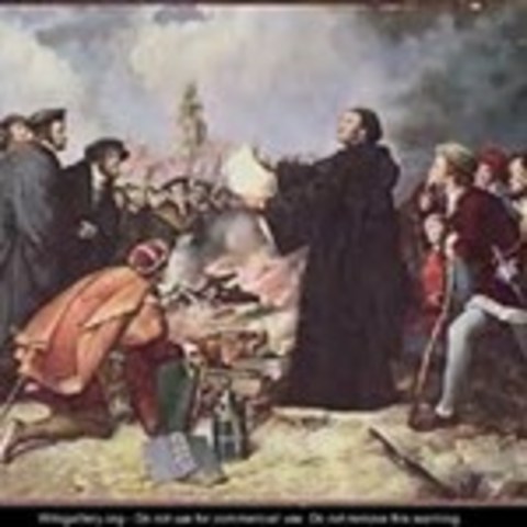 Martin Luther posts 95 Theses