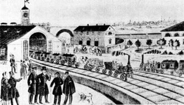 Открытие Царскосельской железной дороги.