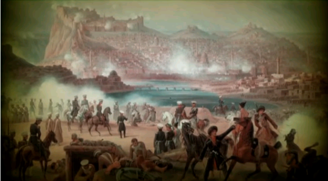 Вступление русских войск в Дунайские княжества.