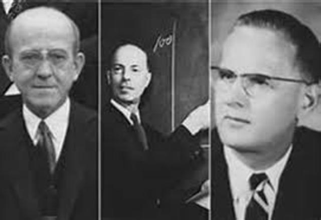 Avery, MacLoed and McCarty determine that DNA is the molecule that carries the genetic code