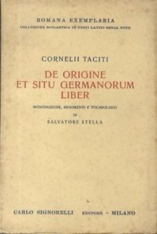 De origine et situ Germanorum o Germania