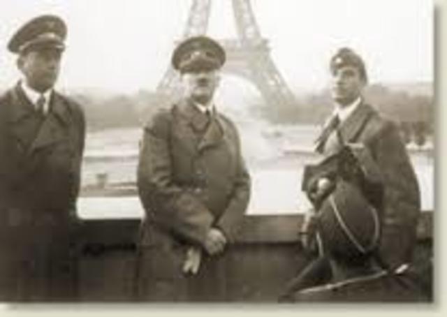 Hitler tours Paris