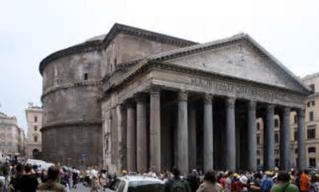 pantheon constructed by hadrian