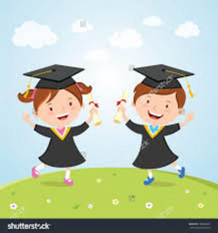 me gradué de quinto