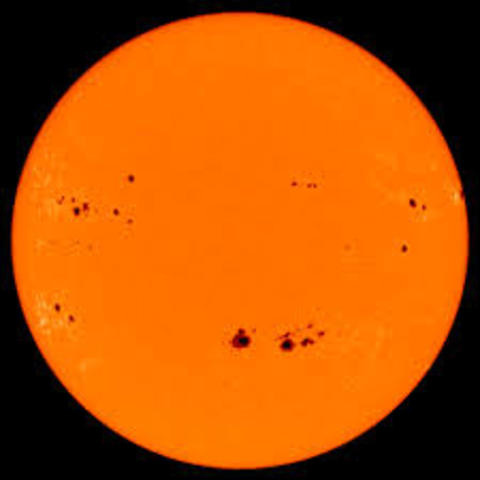 Sunspots discovered!
