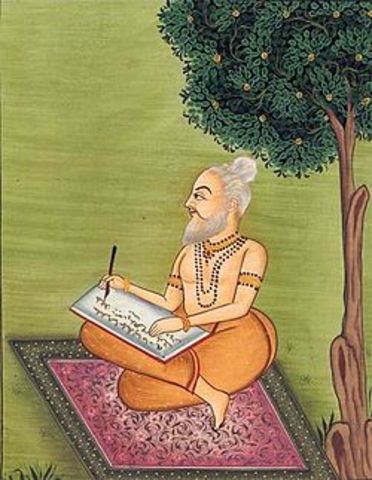 The story Ramayana is written