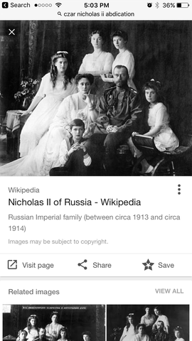 Royal family murdered