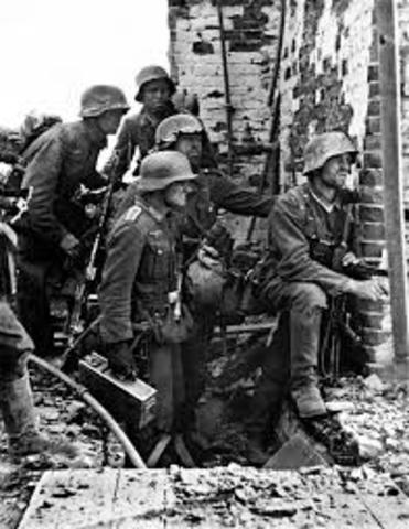 Germany invaded the Soviet Union. The Soviet Union defeated Germany at  Stalingrad, marking the turning point of the war in Eastern Europe.