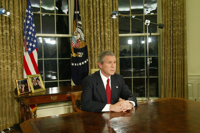 Bush Delivers Address On The Iraq War