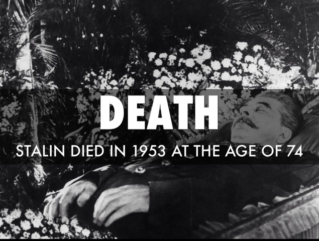 Joseph Stalin Dies