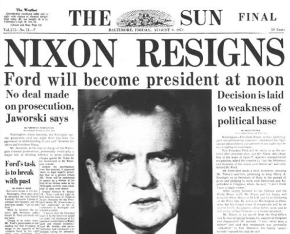 Nixon Resigns