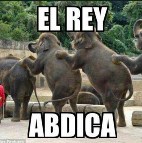 Abdicación del Rey Juan Carlos I