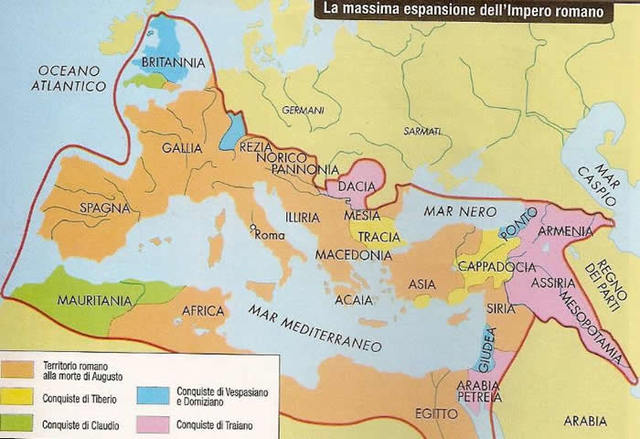 Massima espansione dell'impero romano
