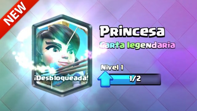 se creó la princesa como primera legendaria.