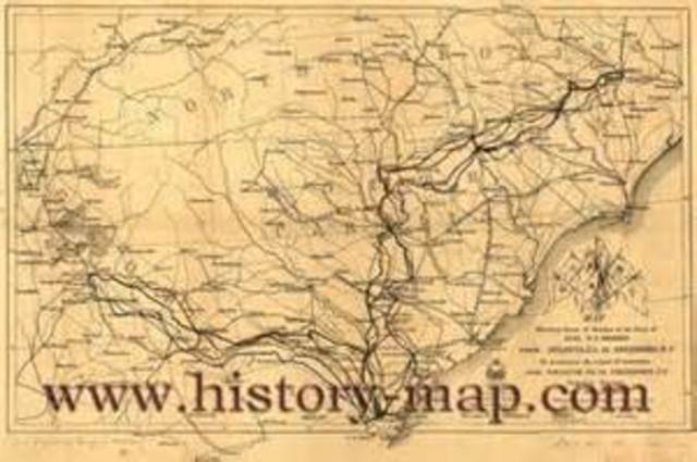 sherman begins march to the sea