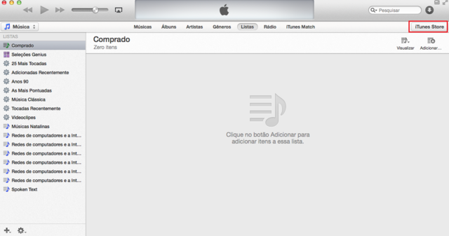 Lançamento do iTunes4