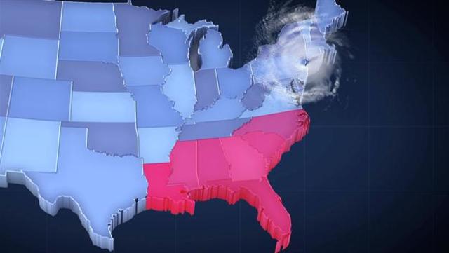 Hurricane heads towards Galveston