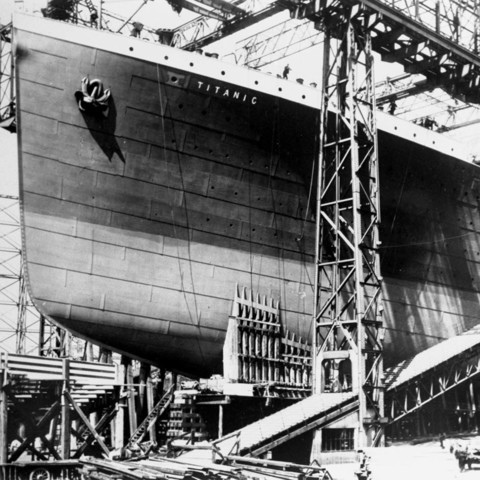 empieza construccion del titanic