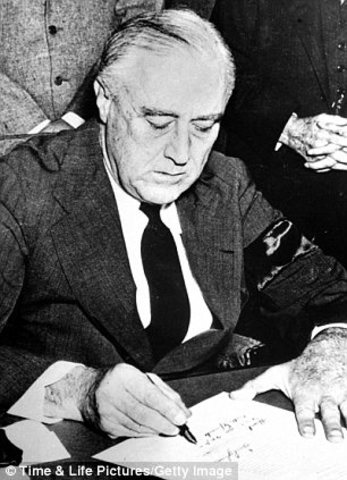 Roosevelt Warns Japanese