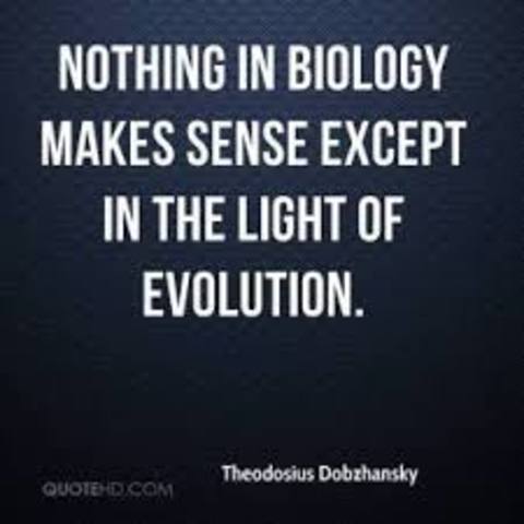 Theodosius Dobzhansky publishes “Nothing in Science Makes Sense Except in the Light of Evolutio