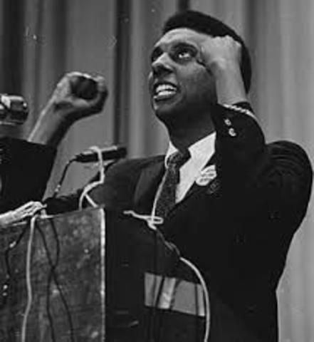 Stokley Carmichael and "black power'