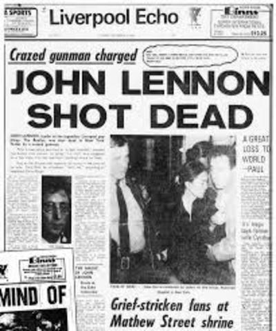 Shooting of John Lennon