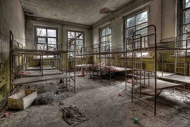 Explosion de reactor nuclear en la ciudad de Chernobyl