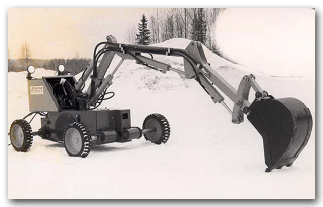 Máquina retroexcavadora