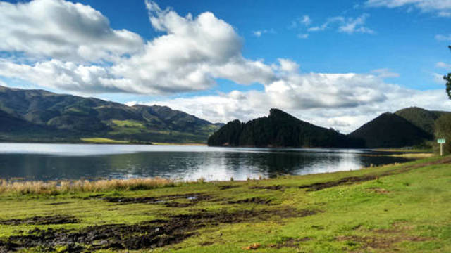 Llegamos a embalse de Neusa