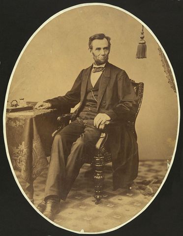 Abraham Lincoln was elected President of the United States