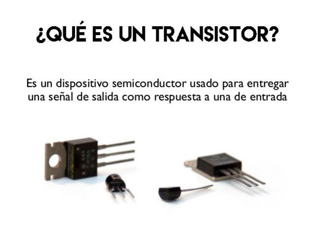 era del transistor: reducción de tamaño