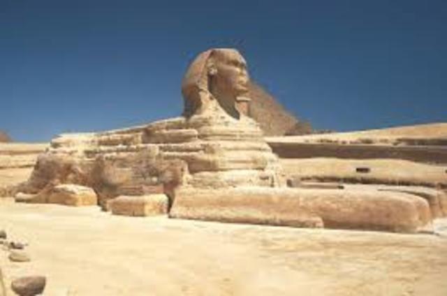 The Sphinx is built