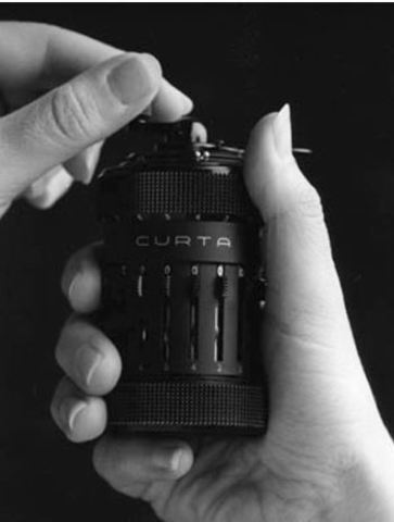 Curt Herzstark designs Curta calculator