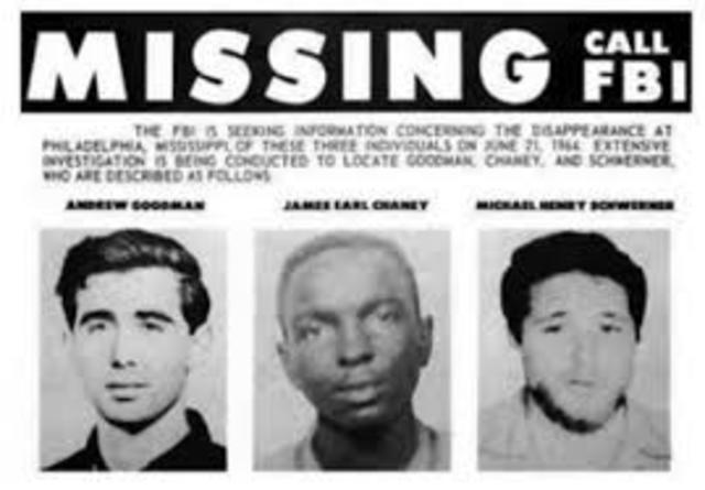 murder of james chaney, andrew goodman, and michael schwerner
