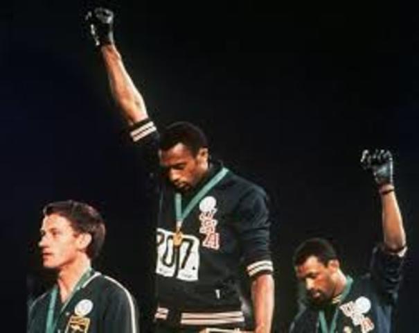 tommie smith and john carlos black power olympic salute