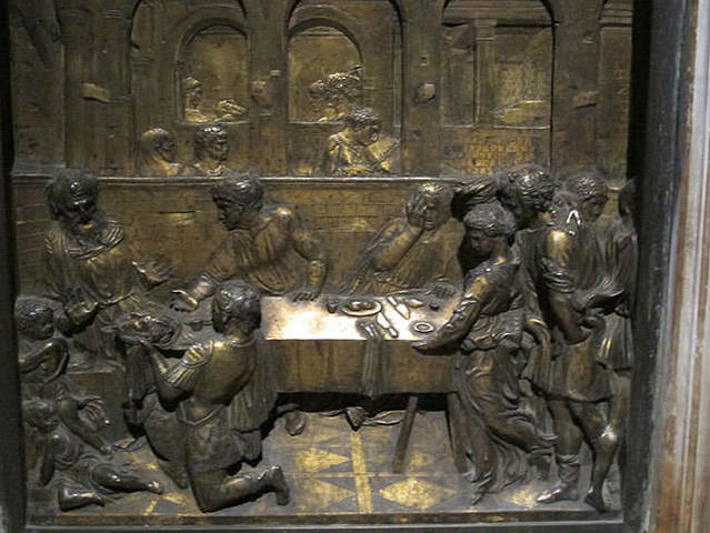The creation of the sculpture of The Feast of Herod