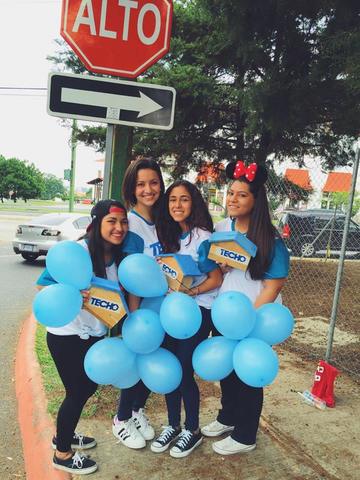 I volunteered in TECHO